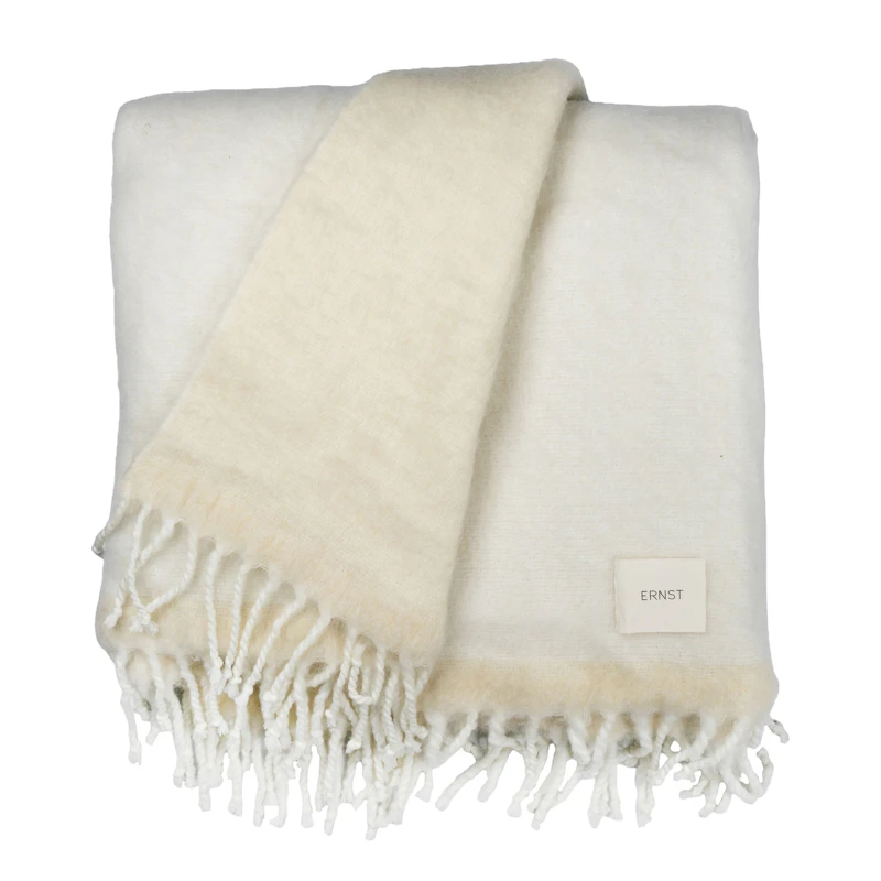 Teppe 170x130, Naturhvit