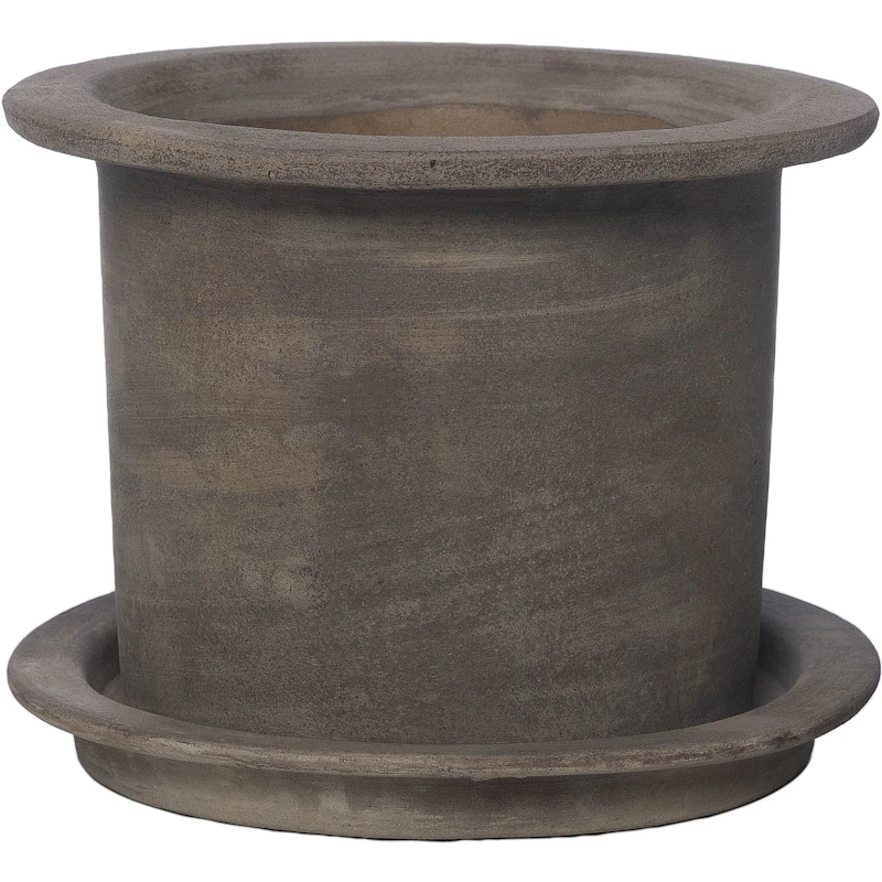 Terracotta Krukke Med Tallerken Ø18 cm