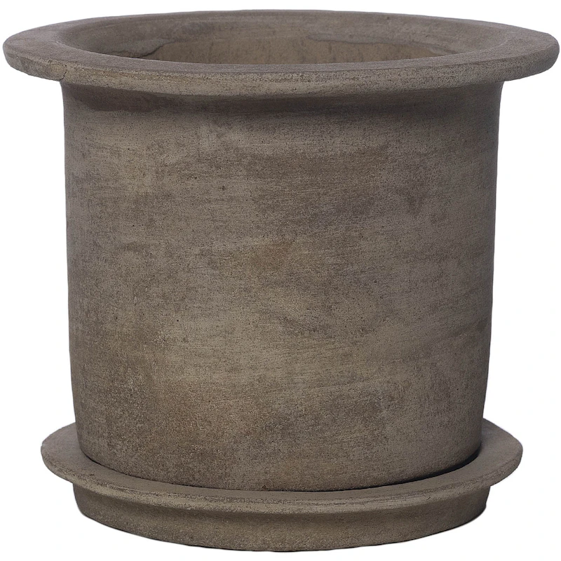 Terracotta Krukke Med Tallerken Ø24 cm