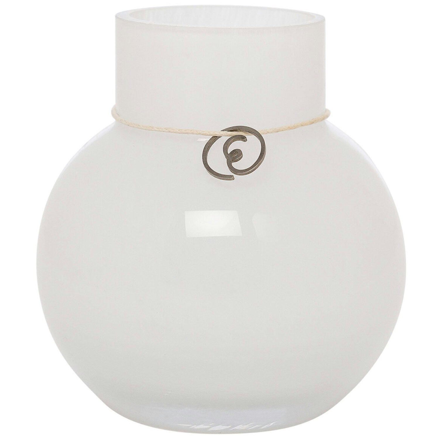 Ernst Vase 10 Cm  -  Vaser Glass Hvit - 364340