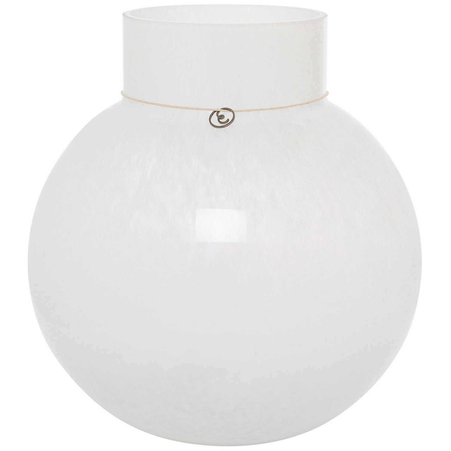 Ernst Vase 25 Cm  -  Vaser Glass Hvit - 364343