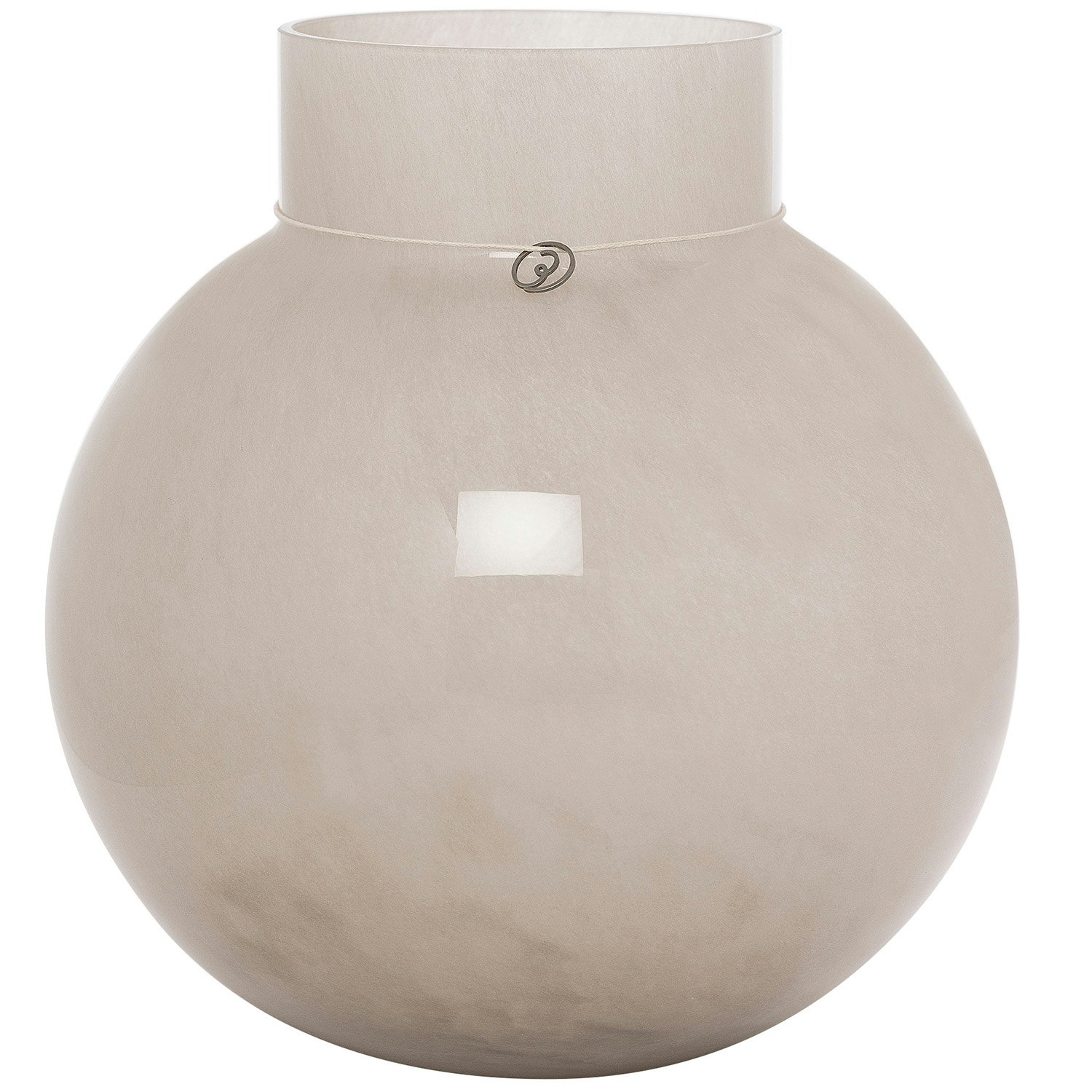 Ernst Vase 25 Cm  -  Vaser Glass Beige - 364347