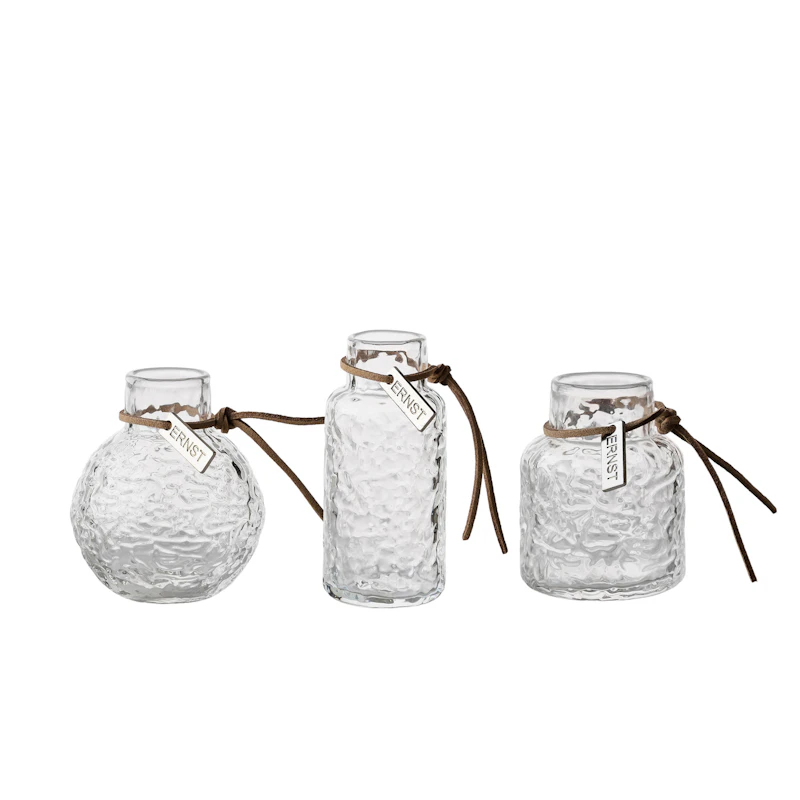 Vase 3-pk, Klar