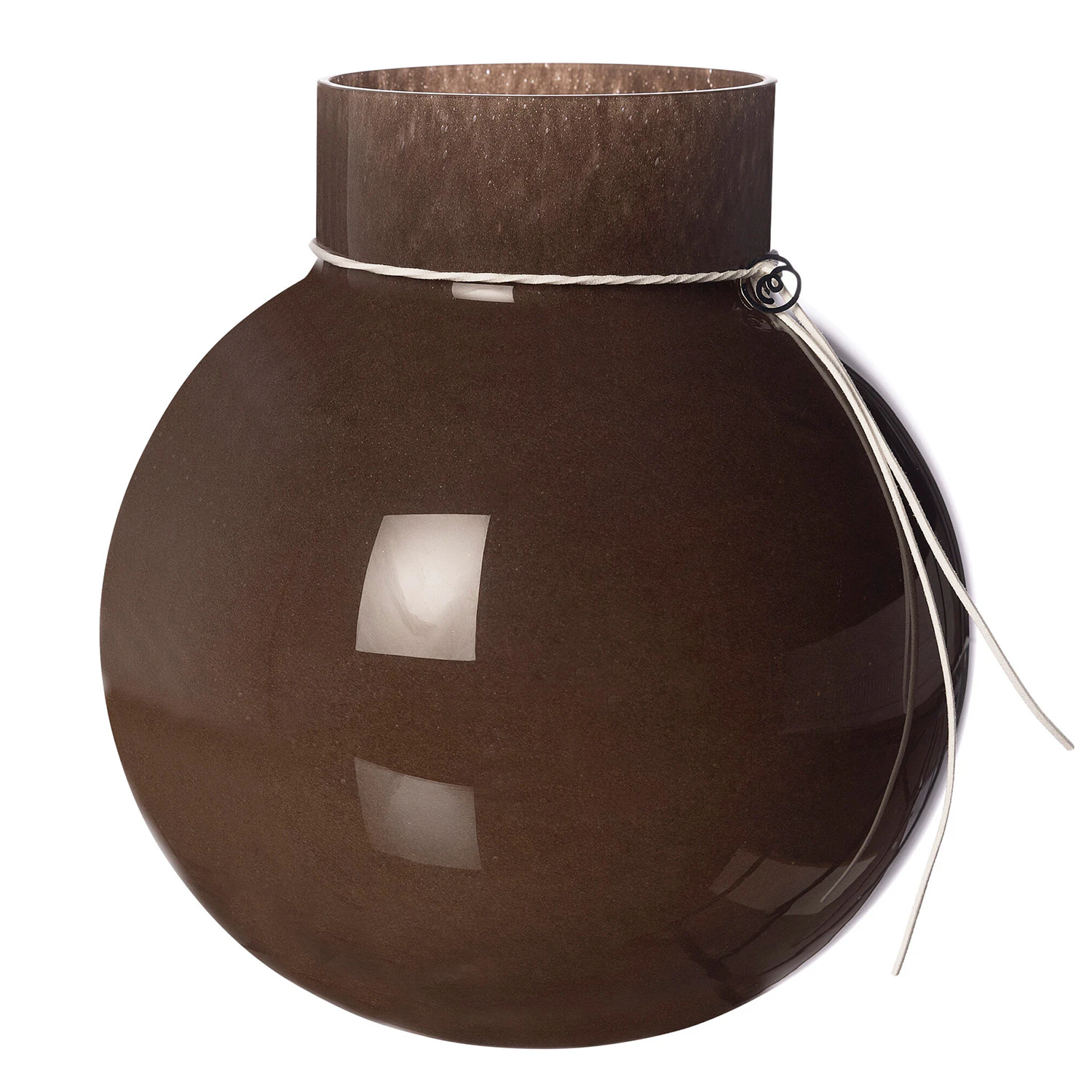 Ernst Vase   &Oslash;21 Cm -  Vaser Glass Brun - 364354