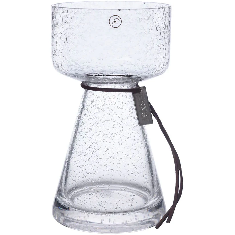 Ernst Vase Med Bobler 20 Cm - Vaser Glass Klar - 364493