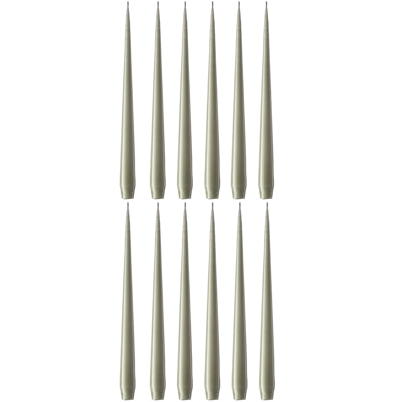 Antikklys Lakkert 32 cm 12-pk, Artichoke