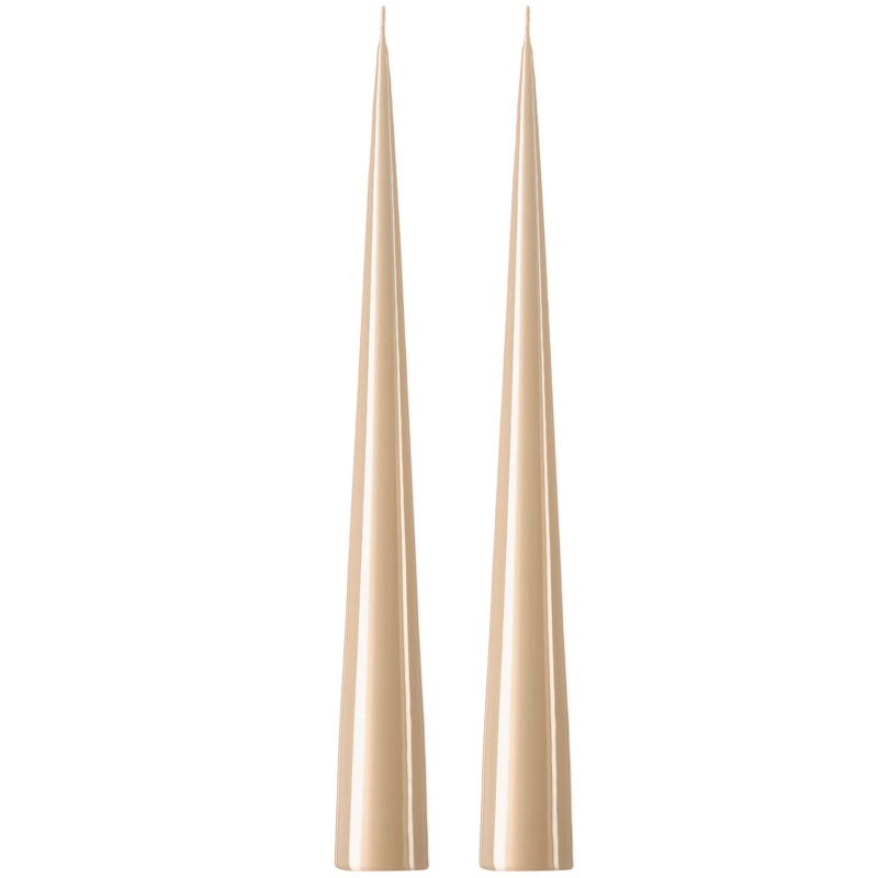 Stearinlys 37 cm 2-pk, Ice Latte