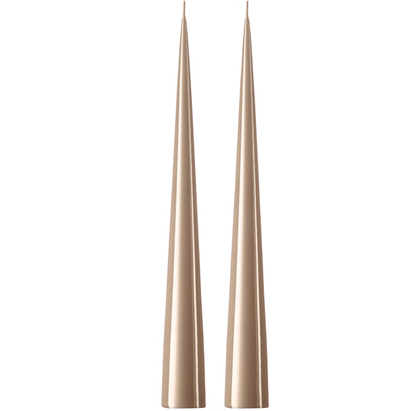 Stearinlys 37 cm 2-pk, Nougat Note