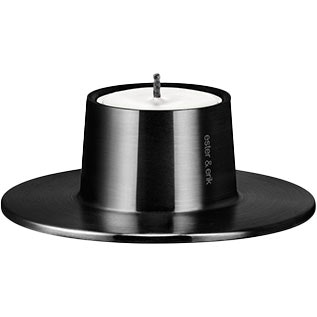 Ester & Erik Lyslykte Utend&oslash;rs 16 Cm  -  Lyslykter Rustfritt St&aring;l Sort - 311-75