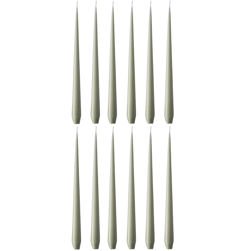 Antikklys Matt 32 cm 12-pk, Artichoke