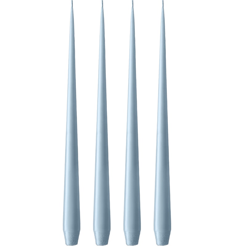 Antikklys Matt 32 cm 4-pk, Dusty Blue