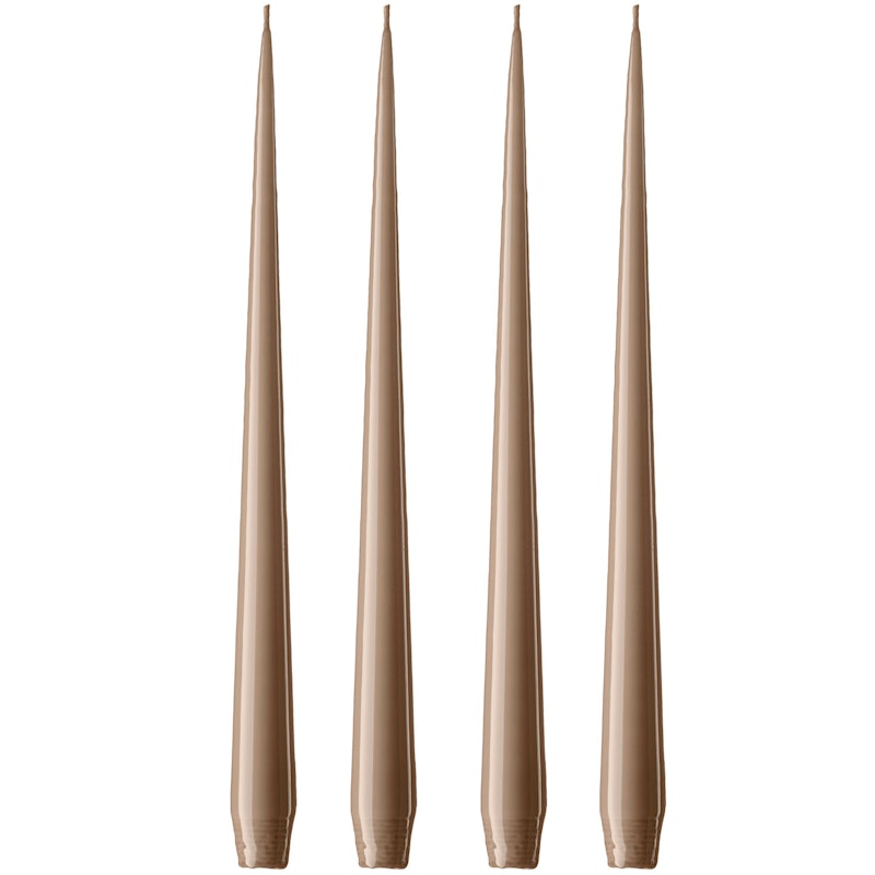 Antikklys Lakkert 32 cm 4-pk, Soft Clay