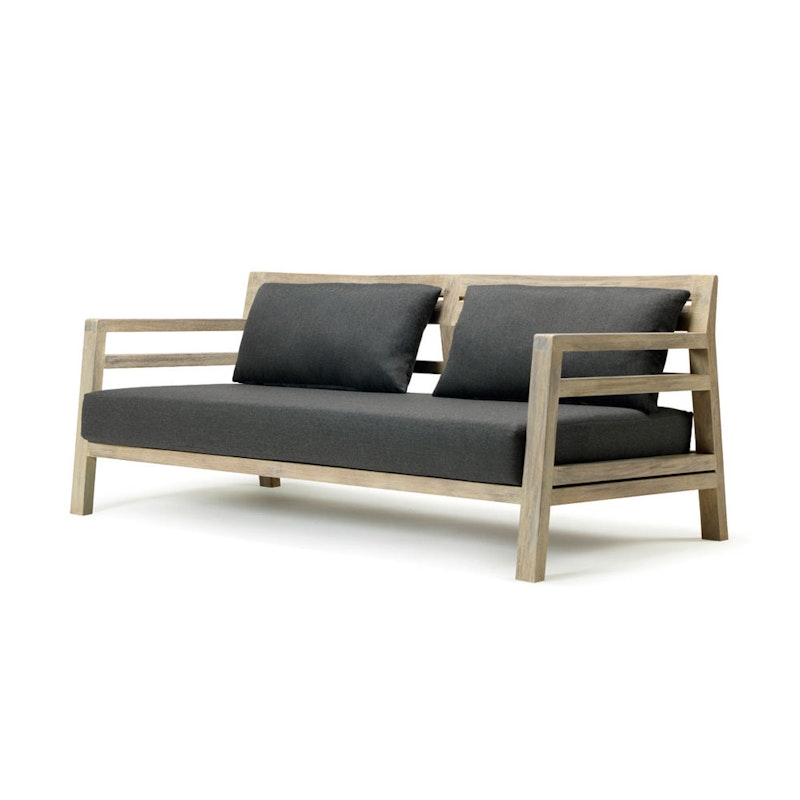 Costes Sofa 3-seters, Pickled Teak