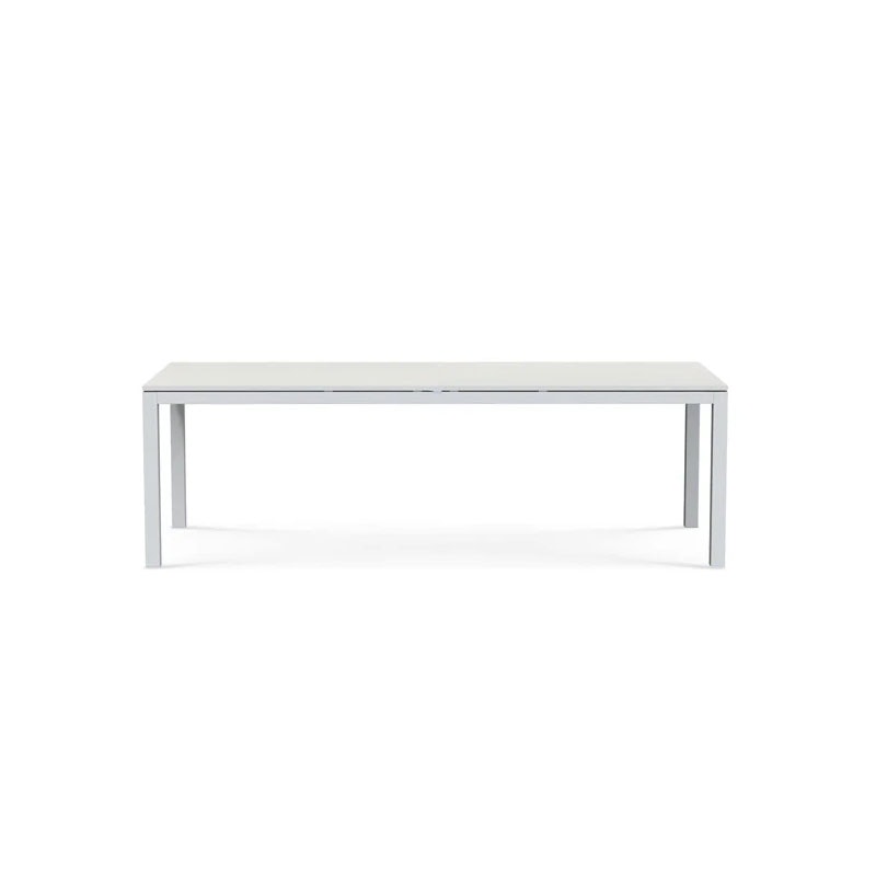 Flat XL Spisebord Utvidbart 240-360x100 cm, Warm White
