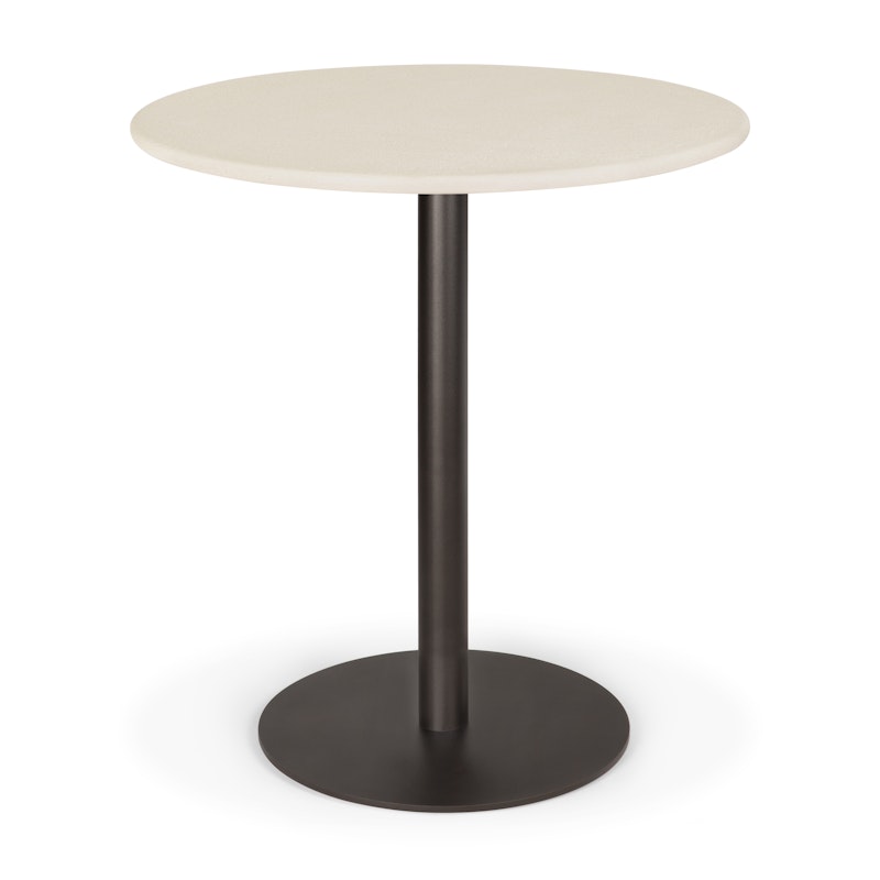 Blend Bord Ø70 cm, Mørk Bronse / Mikrosement Off-white