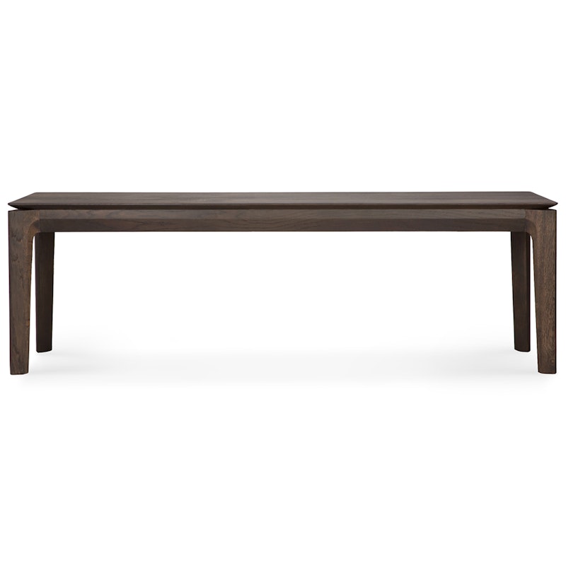 Bok Benk Mørkmalt Eik, 35x146 cm