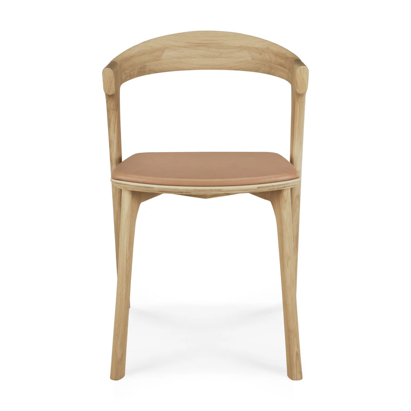 Bok Stol, Eik / Cognacfarget Skinn