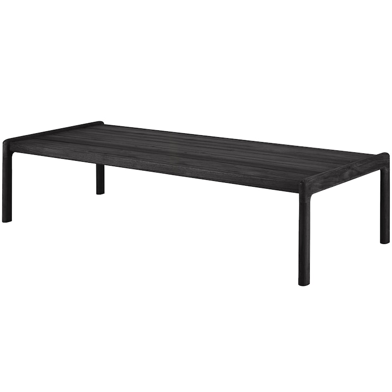 Jack Outdoor Salongbord 65x150 cm, Sortlakkert Teak