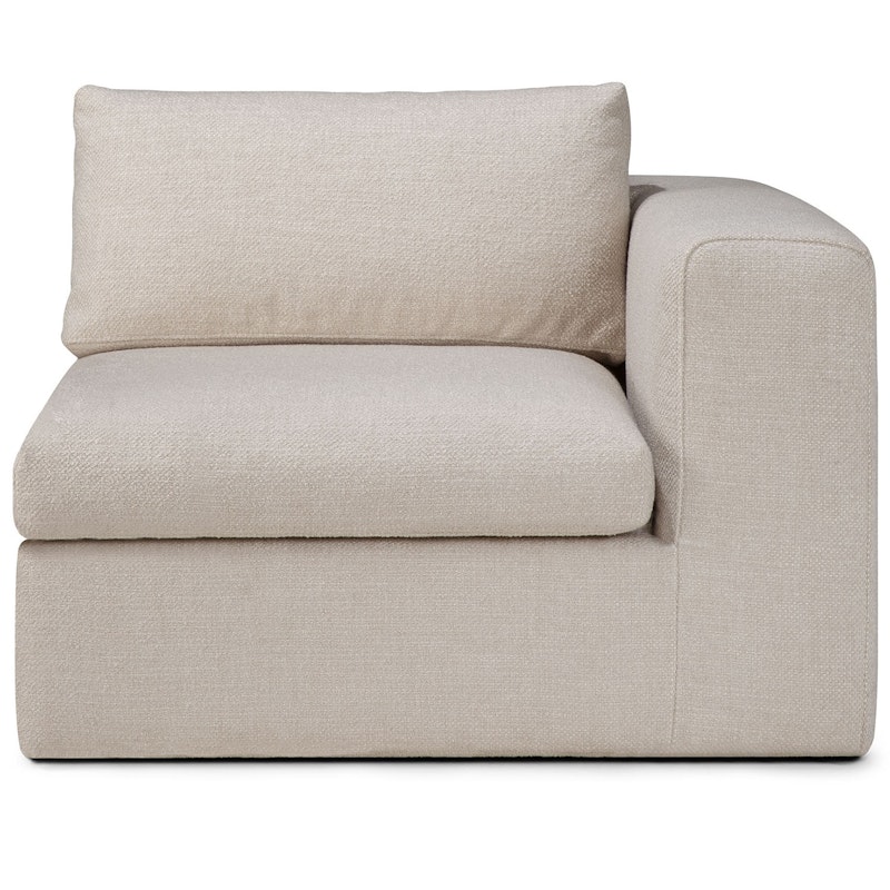 Mellow Sofa Endestykke Høyre / Venstre Avtagbar Stopning, Ivory