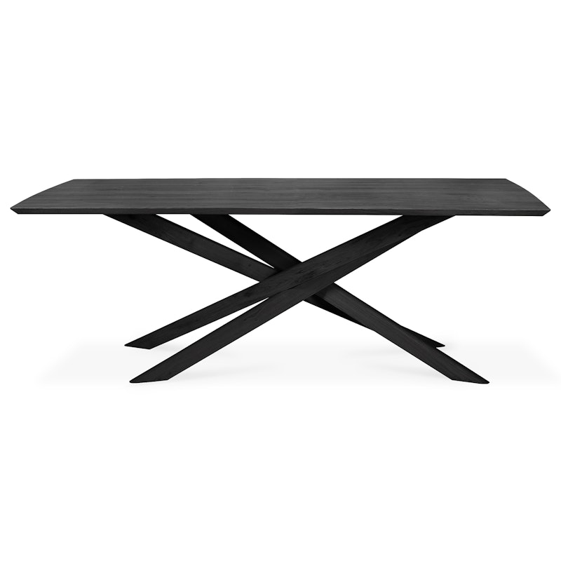 Mikado Spisebord Svart Eik, 110x240 cm