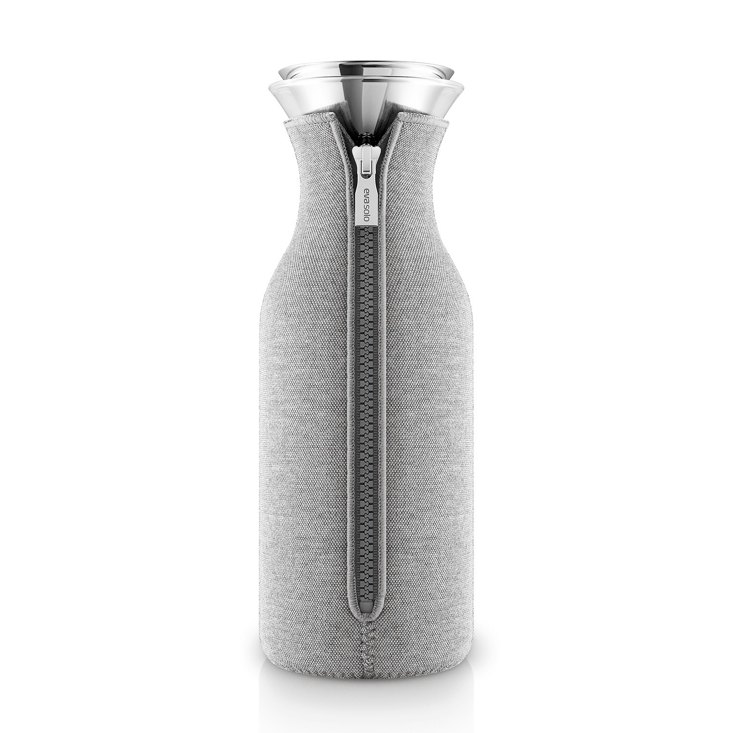 Eva Solo Kj&oslash;leskapskaraffel 1 L Lysegr&aring; -  Vannkarafler & Vannkanner Borosilikatglass Lys Gr&aring; - 567974