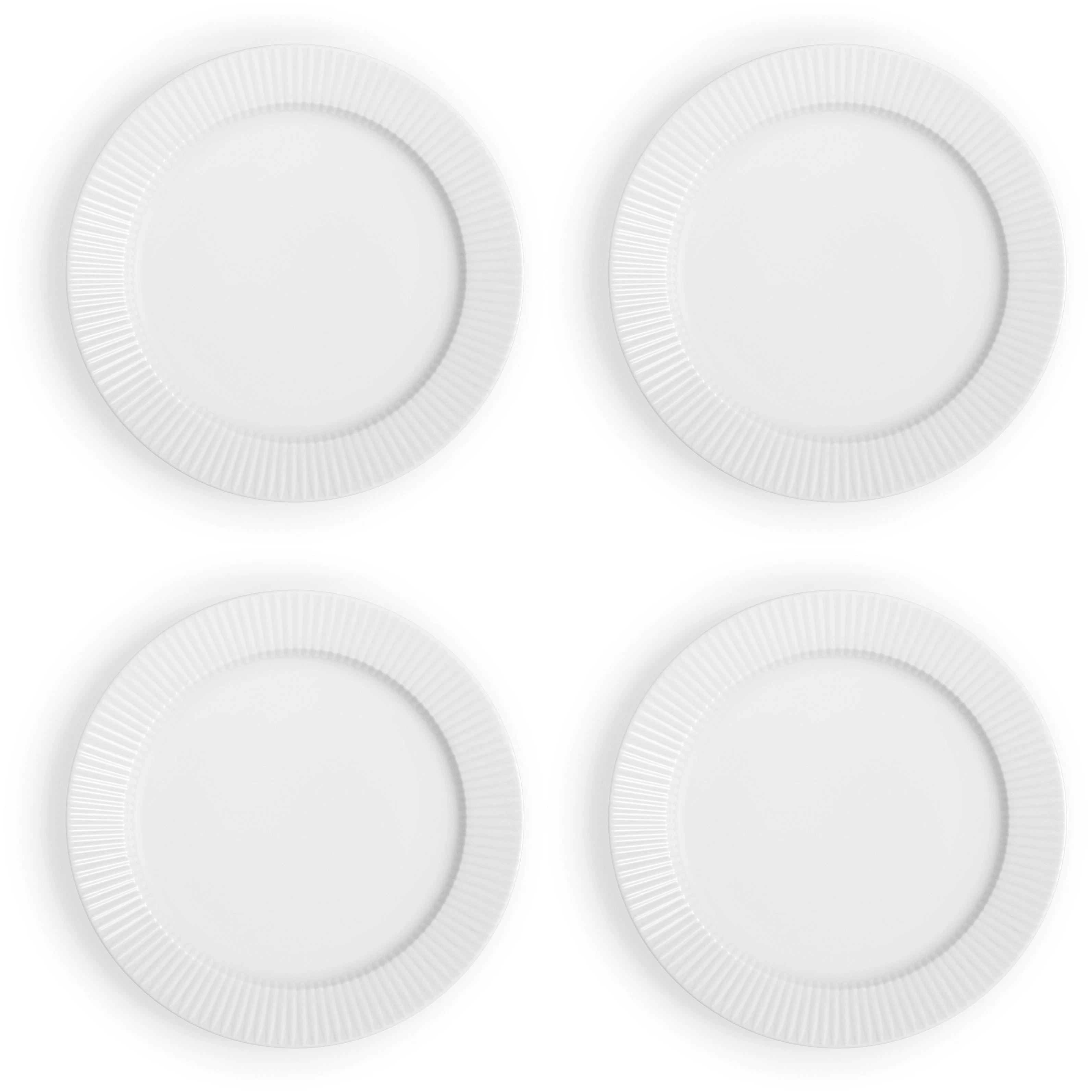 Eva Solo Legio Nova Middagstallerken 28 Cm 4-pk  -  Tallerkener Stengods Hvit - 887228 4-PACK