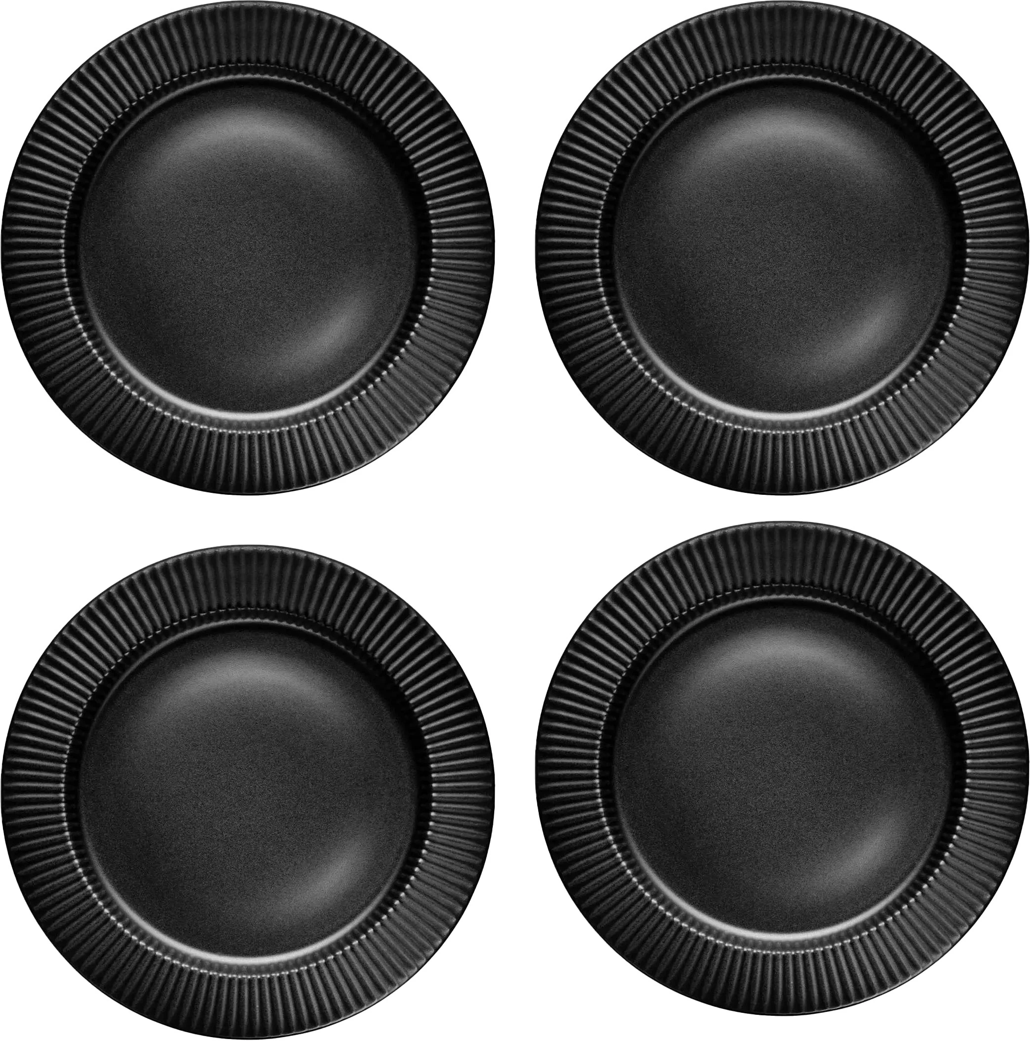 Eva Solo Legio Nova Middagstallerken 28 Cm 4-pk  -  Tallerkener Stengods Sort - 787228 4-PACK