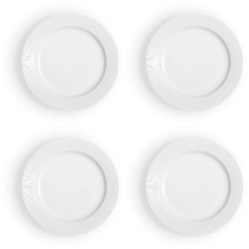 Legio Nova Sidetallerken 19 cm 4-pk, Hvit