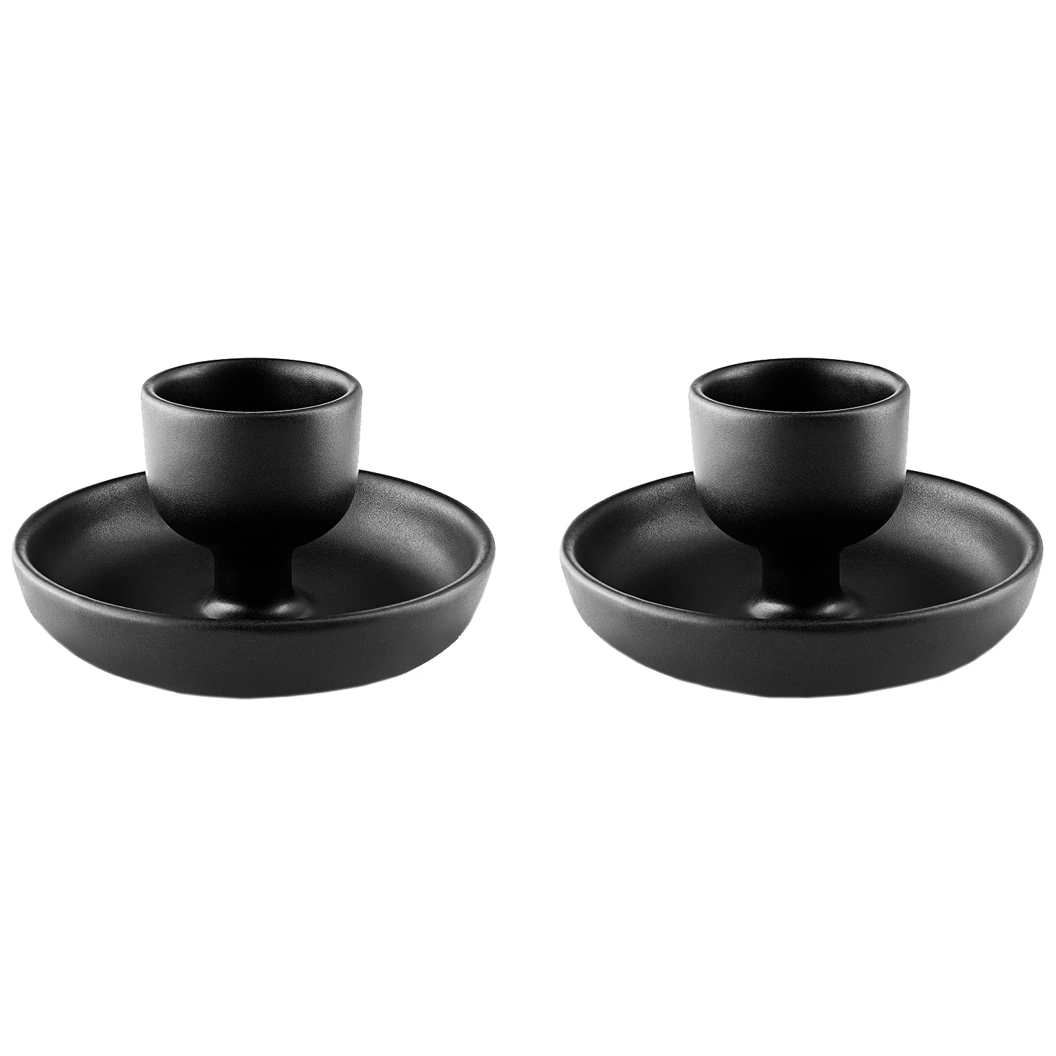 Eva Solo Nordic Kitchen Eggeglass 2-pk  -  Eggekopper Stengods Sort - 512711