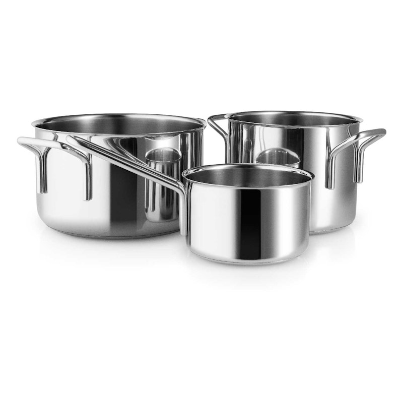 Sett Med Kasseroller & Gryter, 3-pk