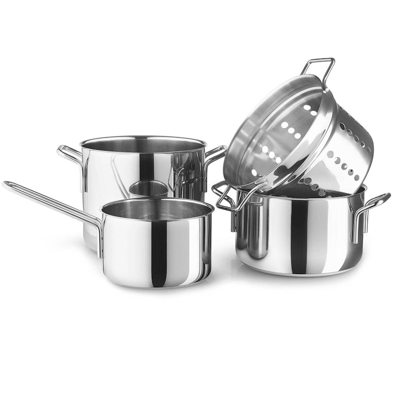 Stainless Steel Grytesett 1,8 L / 3,6 L / 4,8 L