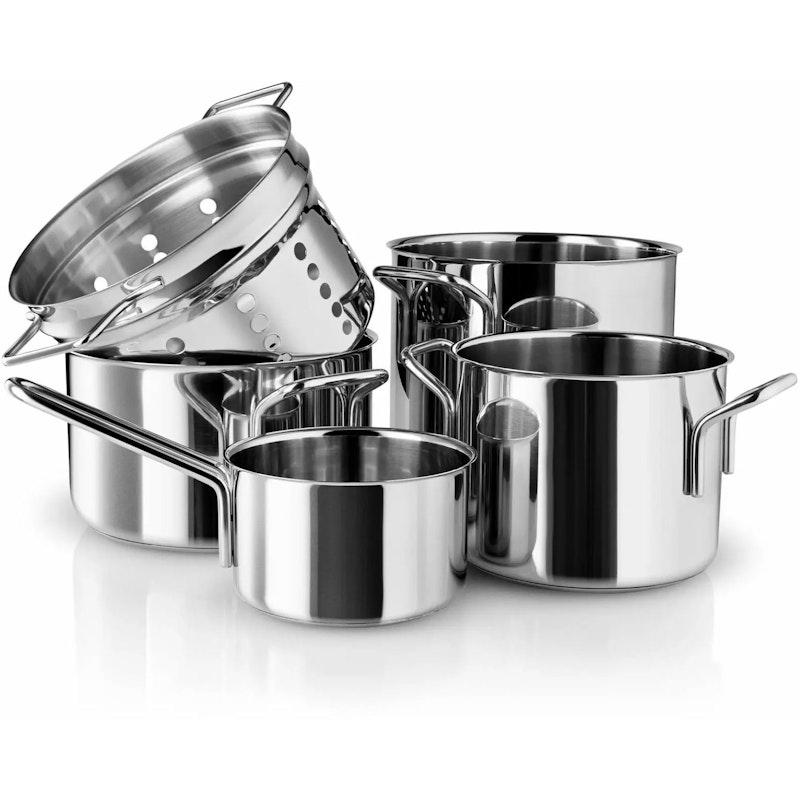 Stainless Steel Grytesett 5-pk