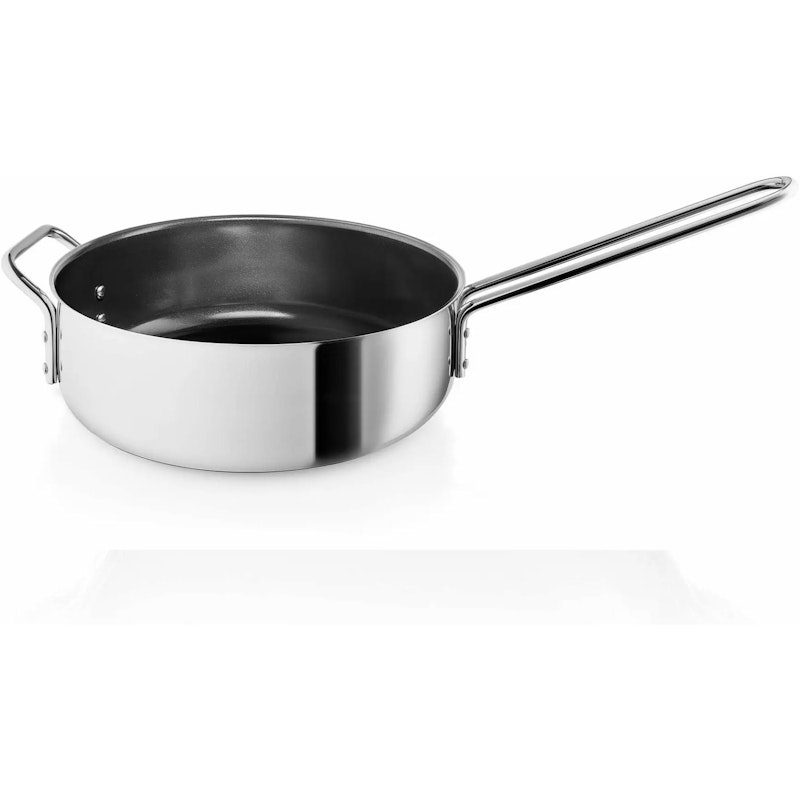 Stainless Steel Sautépanne 24 cm Ceramic Slip-Let®