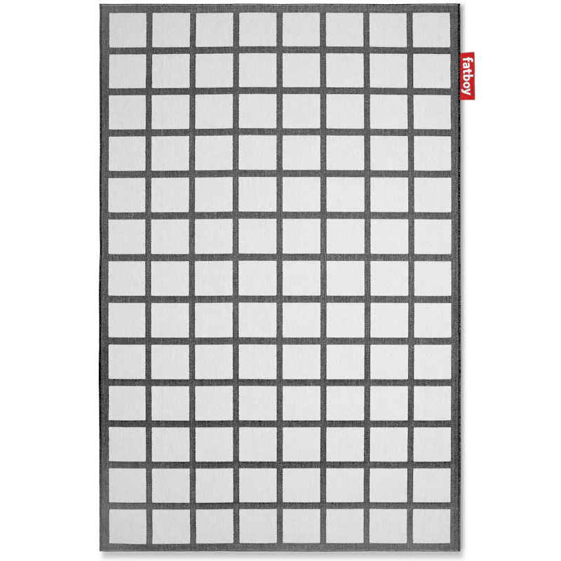 Carpretty Grand Checky Teppe 200x290 cm, Sort / Hvit