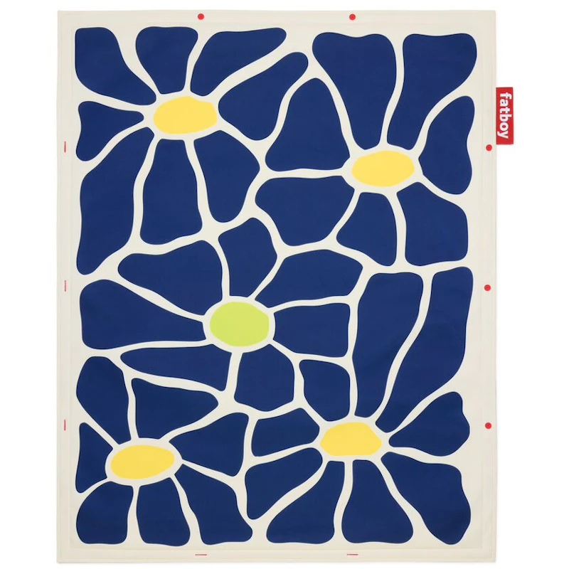 Flying Carpet Botanic Teppe, Navy / Creme
