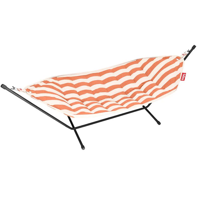 Headdemock Superb Hengekøye, Stripe Orange Creme / Sort