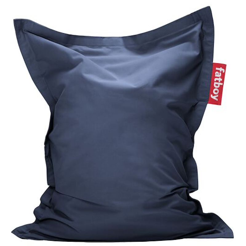 Junior Canvas Recycled Sittesekk, Crown Blue