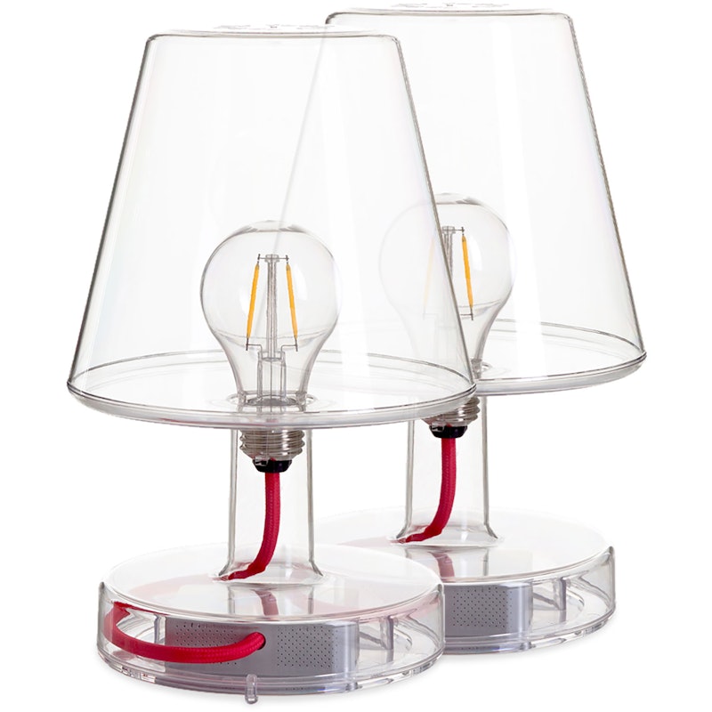 Transloetje Bordlampe 2-pk, Transparent