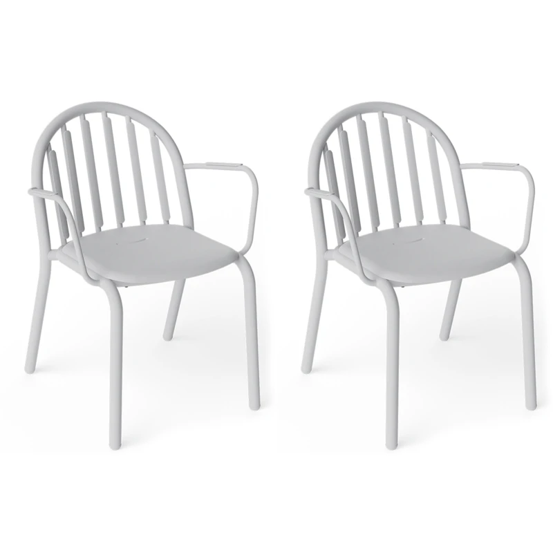 Fred's Lenestol 2-pk, Lysegrå