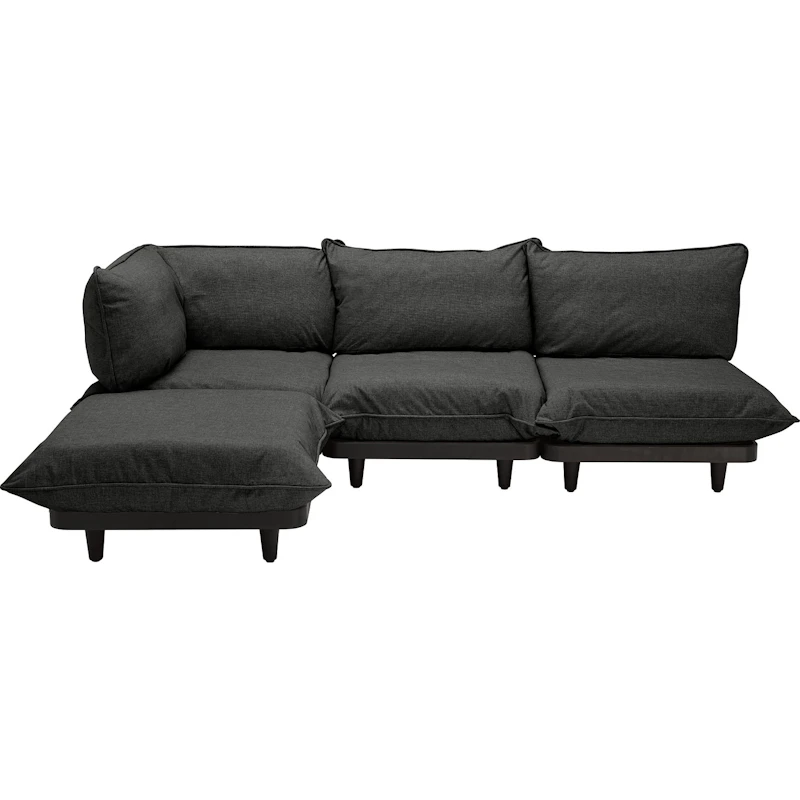 Paletti Modulsofa 3-seters Med Sjeselong, Thunder Grey