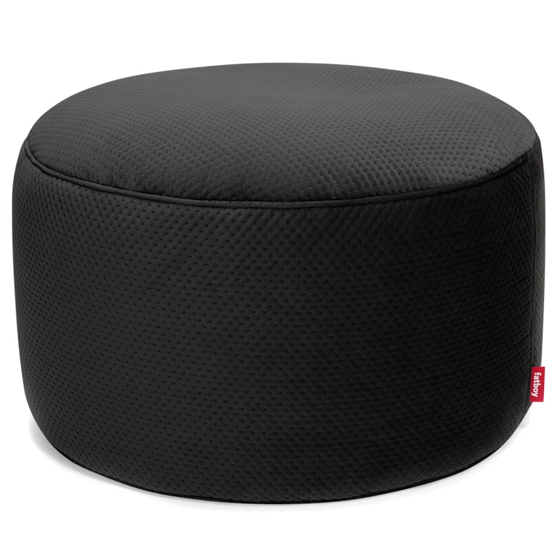 Recycled Point Royal Velvet Puff Ø70 cm, Cave