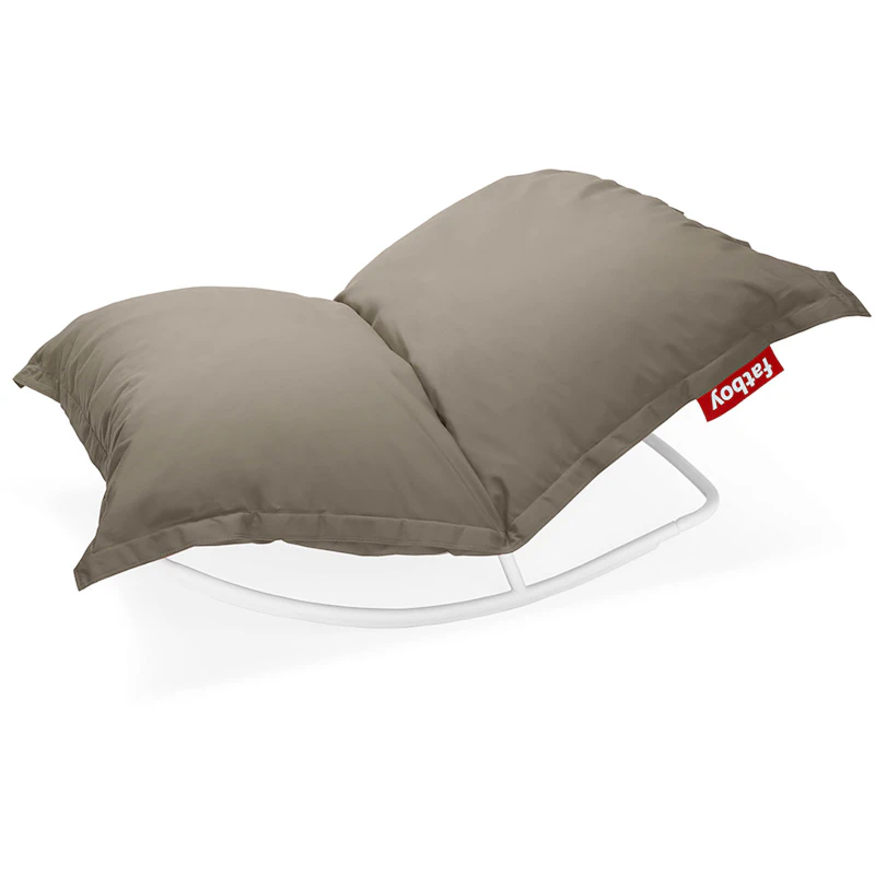 Rock'N Roll Gyngestol med Sittesekk Lysegrå, Grey Taupe