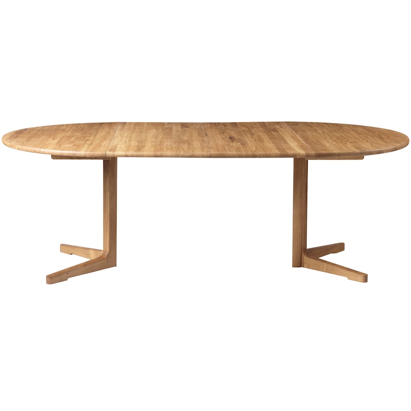 C69E Ry Bord Eik med 2 Forlengelsesplater, 120x220 cm