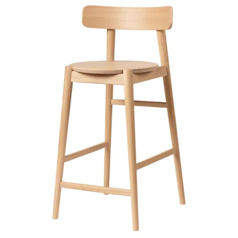 J185 Øst Barstol Eik, 65 cm