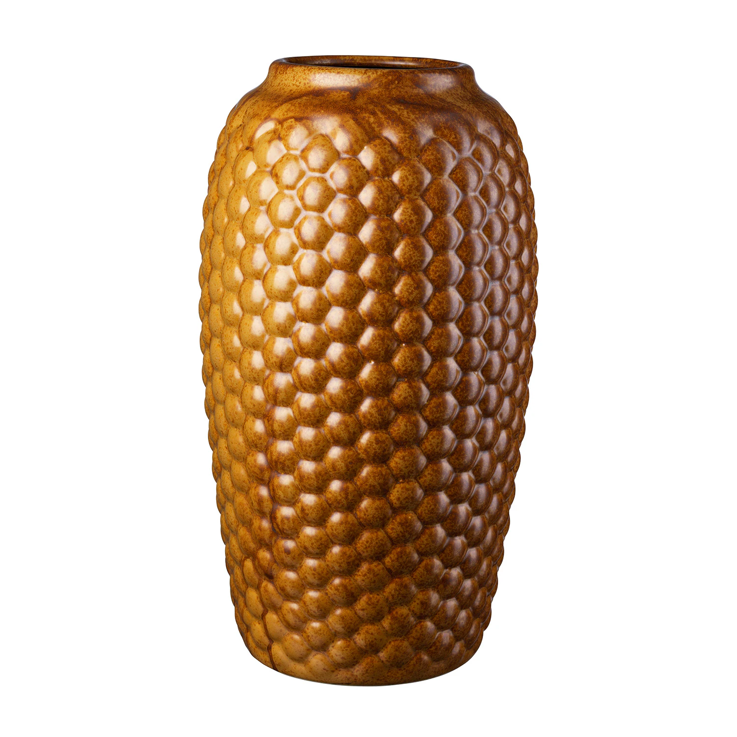 Fdb M&oslash;bler S8 Lupin Vase Smal S  -  Vaser Stengods Golden Brown - S80311