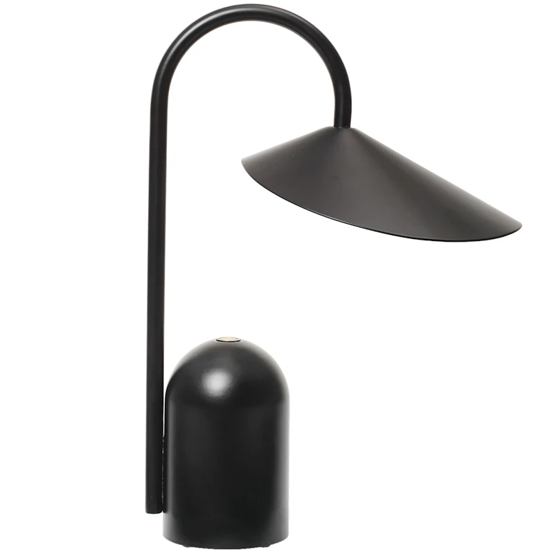 Arum Portabel Lampe, Sort