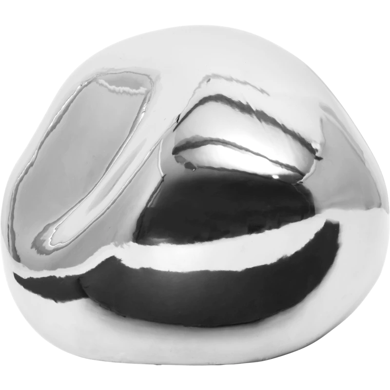 Bellure Dekorativt Objekt Rund, Sølv