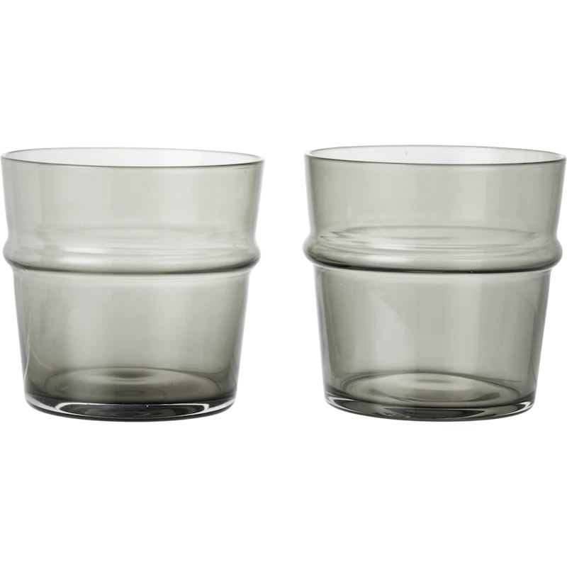 Boya Glass Lav 2-pk, Smoked Grey