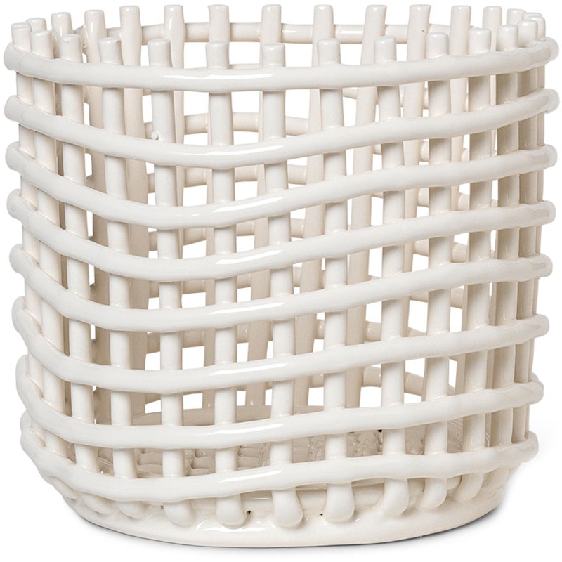 Ceramic Kurv Off-white, 21 cm