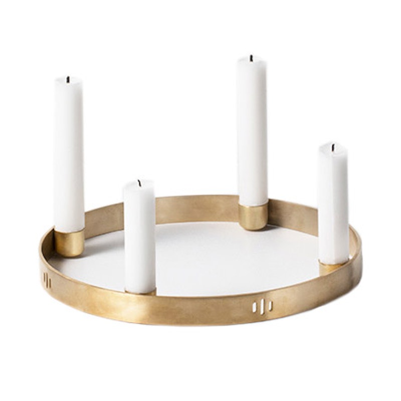 Circle Lysestake Messing, Liten